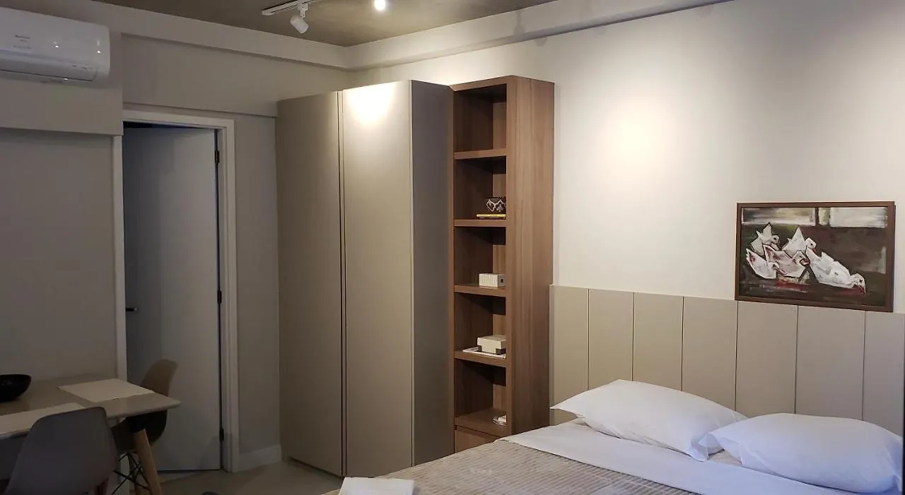 31 New Studio W/ Fast Reliable Wifi, Balcony And Gym Sao Paulo 0*,