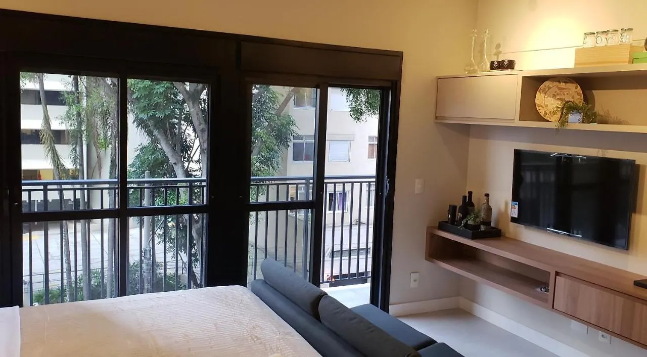 Apartman 31 New Studio W/ Fast Reliable Wifi, Balcony And Gym São Paulo